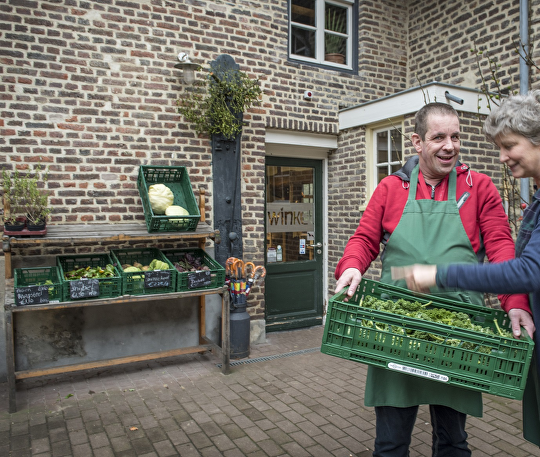 Eerlijke producten in de boerderijwinkel van de Corisberg